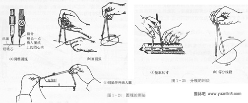 圆规和分规的用法