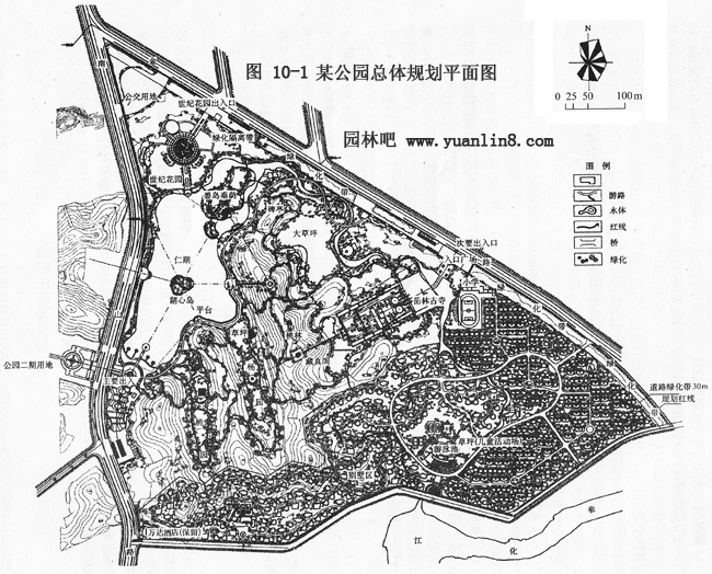 某公司总体规划平面图