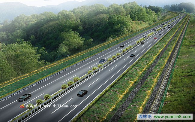 道路景观效果图的制作思路