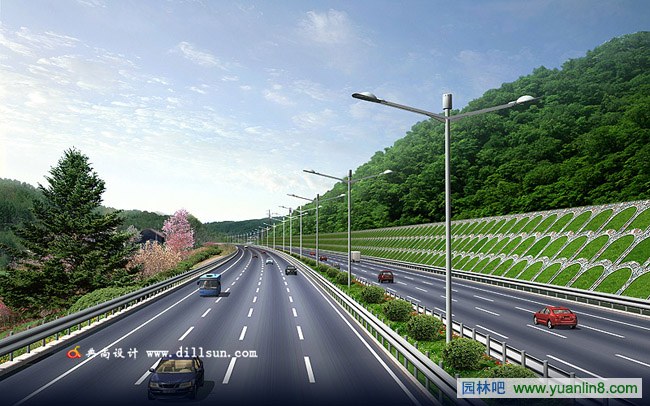 道路景观效果图的制作思路