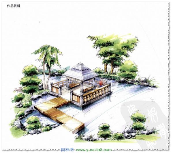 手绘表现景观教程[PDF电子书]