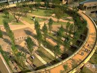 东京外国语大学几何形景观设计