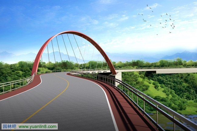 sketchup景观、大门效果图