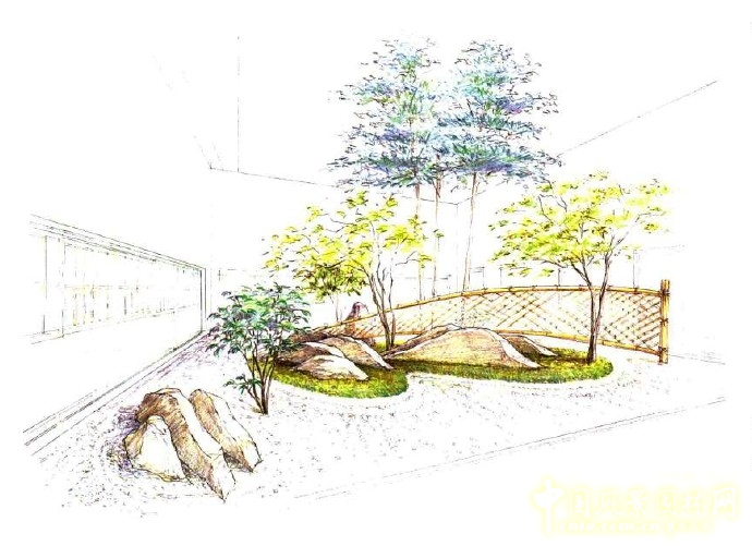枯山水大师枡野俊明作品系列-麹町会馆设计