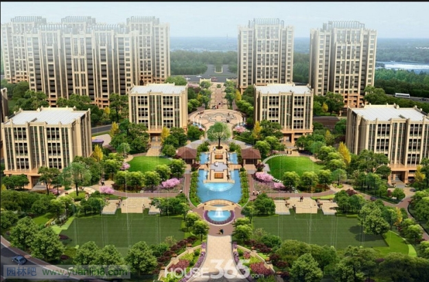 [组图]芜湖城市之光8层电梯房景观规划设计