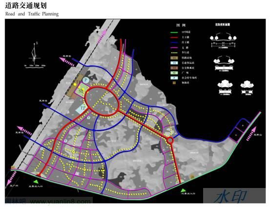 客运站景观规划-武广铁路新衡山站区总体规划(图)