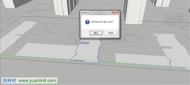 [SU教程]景观模型中的建筑体块简单高效建模方法