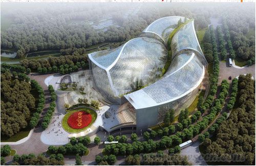 青岛世园会植物馆规划 巨型“玻璃伊甸园”(附设计图)