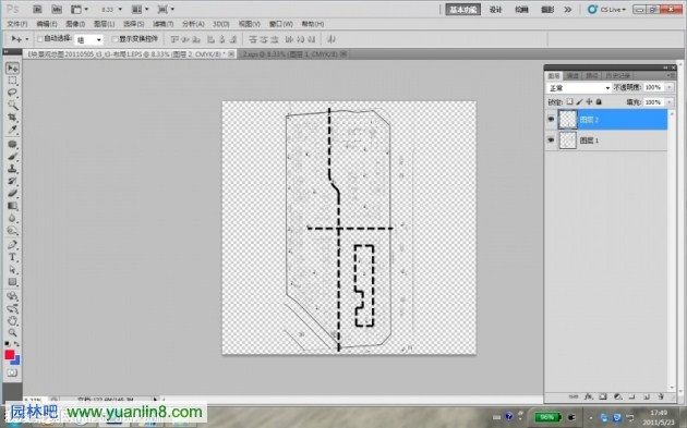 CAD画园林彩平分析图的方法 景观平面图教程