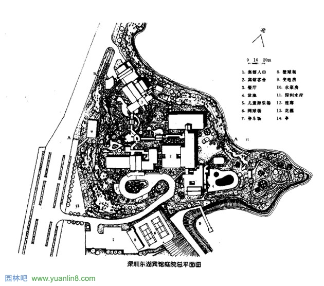 深圳东湖宾馆园林环境设计说明